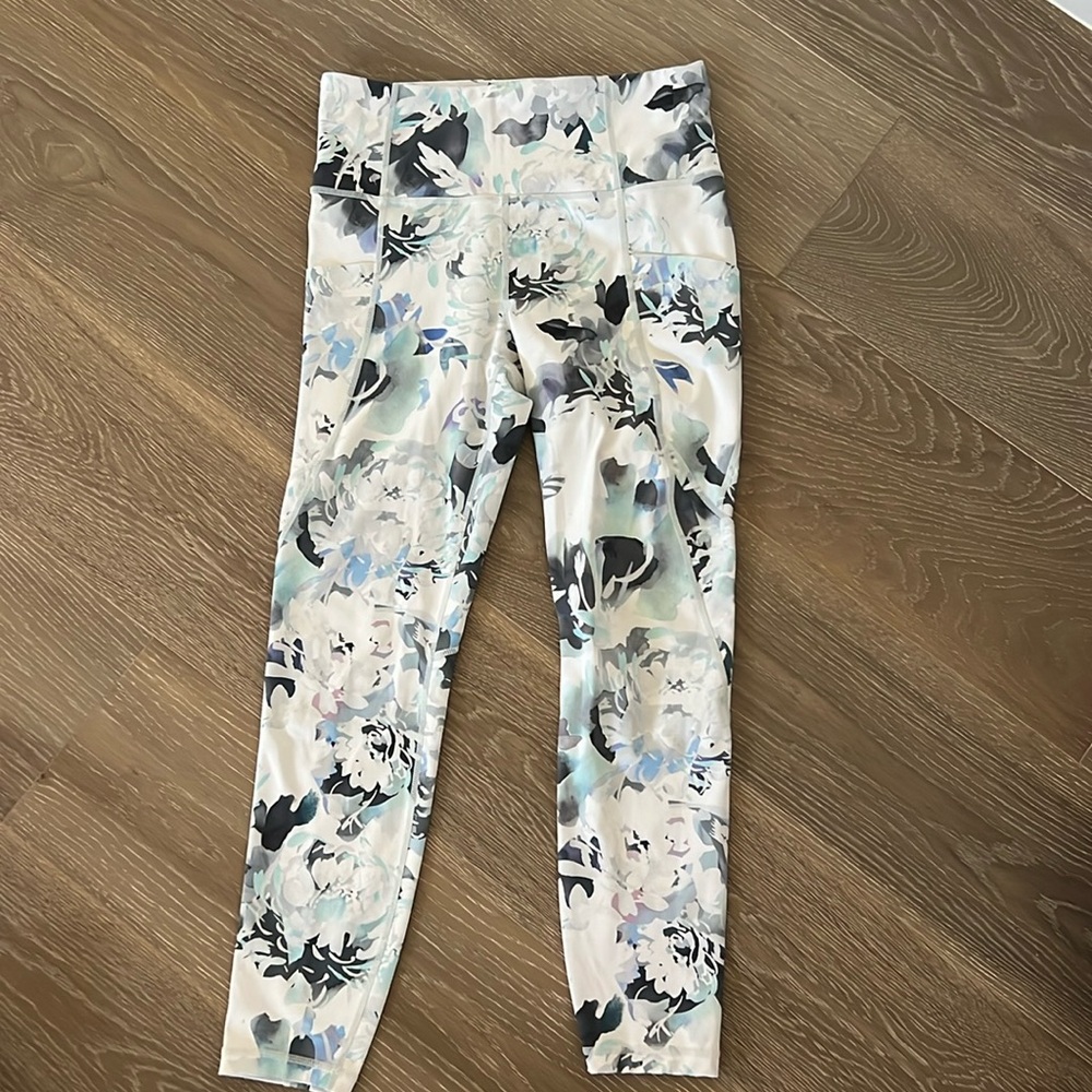 Athleta Exercise Pants Floral
